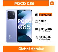 TEMU XIAOMI POCO C85 4G Smartphone 6GB + 128GB Batería Masiva de 6000mAh (típica) con Carga Rápida de 33W, Cámara Dual AI de 50MP , SIN Cargador Incluido