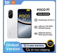 TEMU XIAOMI POCO F7 12+512GB Snapdragon 8s Cámara principal de 50MP Sony IMX882 Pantalla de 6.83'' 1.5K Ultra