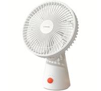 TEMU Xiaomi Ventilador Recargable Mini de + de Escritorio, 18.5h de Autonomía, Batería de Larga Duración, Ventilación Silenciosa