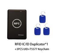TEMU y Escritor USB con Inteligente NFC/RFID y Clonación T5577 - Modificación de IC y UID - de Tarjetas de 13.56MHz/125kHz para PC, Credenciales, Control de Acceso y Etiquetas de Pago
