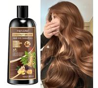TEMU YANYUTONG Champú Tinte 4 en 1 - Marrón, , Negro , Herbal Natural, Hipoalergénico, Cobertura Rápida Pelo , Color de Larga Duración