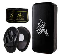 TEMU YOBENKI Set de Boxeo 3 piezas: Protector de con Personaje, Guantes Curvos y Muñequeras, Sin Batería