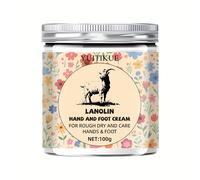TEMU YUITIKUE Crema de Manos y Pies con Lanolina 100g - Hidratante Nutritivo Profundo con Lanolina y Urea para Manos y Pies , Ásperos y Agrietados - y