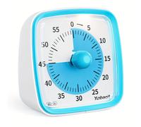 TEMU Yunbaoit Reloj de Noche con Temporizador de 60 , Temporizador Silencioso para Aula y Gestión del para el Hogar y