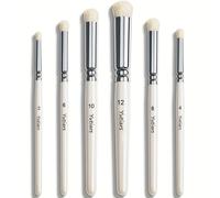 TEMU Yutiars 6 piezas, conjunto profesional de pinceles , mango de madera, para miniaturas, acrílico, acuarela, pintura al óleo, pinceles para modelos de mesa.