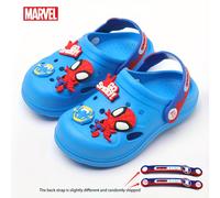 TEMU Zapatillas de jardín de blanda para niños con diseño de Spider-Man, zuecos para bebés.