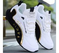TEMU Zapatillas de Moda MAINALUN para Hombre - Cómodas, Antideslizantes y de Caña para Todas | Estilo Casual y Deportivo con Cierre de Cordones, , Deportes al