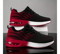 TEMU Zapatillas de Moda para Hombre - Parte de Tela Transpirable, EVA, Redonda con Cordones, Zapatos Casuales para Correr con Cojín de Aire para Todas