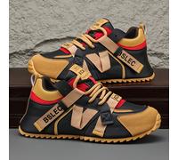 TEMU Zapatillas de skate estilo retro para hombre - Cómodas zapatillas de caña con de PVC duradera, cierre de cordones y plantilla acolchada para atuendos casuales, al y casuales