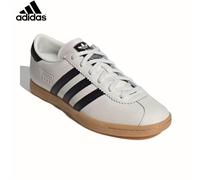 TEMU Zapatillas deportivas bajas adidas , cómodas y versátiles para mujer | Disponibles en rosa, , negro, , parte superior de cuero , interior de tela, de goma, para usar en todas