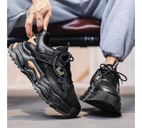 TEMU Zapatos casuales de plataforma para hombre con cordones, transpirables, para caminar al , correr, todas , cómodos