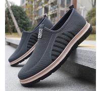 TEMU Zapatos Casuales Sin Cordones para Hombre - Parte de Tela Transpirable y de Goma Duradera, Diseño y para Caminar en Verano, Oficina, - Marrón