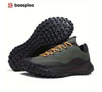 TEMU Zapatos de senderismo al para hombres de todas de Baasploa con superficie de cabeza de zapato antideslizante gruesa y sólida para escalada y senderismo más cómodos y seguros