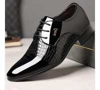 TEMU Zapatos de Vestir para Hombre, Estilo Elegantes con Cordones y Punta Afilada, Mocasines, Zapatos de Boda, Regalo para Hombres, Zapatos Formales de Negocios y Casuales para Jóvenes,