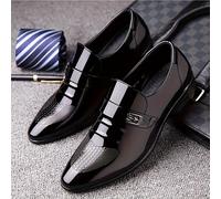 TEMU Zapatos de Vestir para Hombre, Mocasines Elegantes, Nuevos Zapatos Formales de Negocios, Regalo para Hombres, Zapatos de Boda de Punta Afilada Estilo Coreano para /Otoño, Zapatos para Hombre