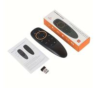 TEMU ZYY G10S Ratón inalámbrico 2.4Ghz con control remoto y asistente de voz de Google, aprendizaje de infrarrojos, somatosensorio, para cajas de TV , proyectores, PS3 y más.