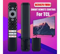 TEMU ZYY RC902V FMR4 Mando Inteligente para TCL - Tecnología IR, Negro, Sin Función de Voz, Compatible con 18 Dispositivos, Funciona con Batería (36V o Menos)