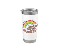 Ten el día por el que votaste | Cita política sarcástica - Ret Vaso térmico de acero inoxidable de doble pared