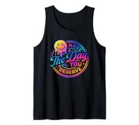 Ten el día Que mereces Rainbow Smile Camiseta sin Mangas
