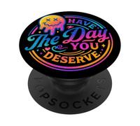 Ten el día Que mereces Rainbow Smile PopSockets PopGrip Adhesivo