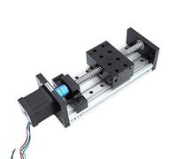 TEN-HIGH 250 mm Linear Drive SFU1605 husillo de Bolas con 17 Nema 42 Motor Paso a Paso, Sistema de Movimiento de Mesa Deslizante de rieles guía Lineal Serie GX