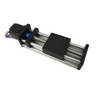 TEN-HIGH 400 mm Linear Drive SFU1605 Husillo de Bolas con 86 x 100 Motores Paso a Paso, Sistema de Movimiento de Mesa Deslizante de rieles de guía Lineal Serie GGP