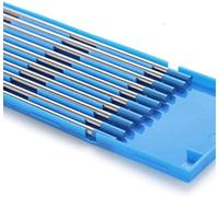 TEN-HIGH tig Electrodos de tungsteno Electrodos de soldadura, Lantano 2% Azul, Para soldadura CC y CA, 1 mm x 150 mm