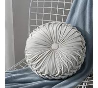 ten*jiao Funda de Almohada Redonda India Bohemia Cojines Mandala Piso Almohadas Cubierta cojín decoración del hogar 30 * 8 cm