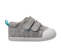 Ten Little First Walker - Zapatos deportivos para niños y niñas, ligeros, flexibles, transpirables, de algodón, suela de goma antideslizante, pies anchos, Heather Gray, 4 Toddler