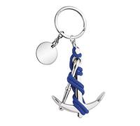 Ten Llavero con ancla y ficha cod.EL8007 cm 12x6x1,8h by Varotto & Co.