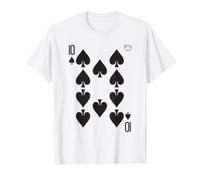 Ten of Spades Playing Card Easy Halloween Group Costume Camiseta