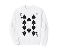 Ten of Spades Playing Card Easy Halloween Group Costume Sudadera