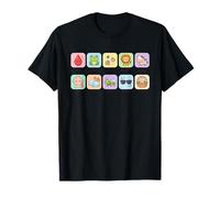 Ten Plagues of Egypt Cute Kawaii Vector Icons Set Camiseta