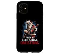 Ten un Amante de Rock & Roll Christmas Rock Santa Music Carcasa para iPhone 11
