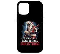 Ten un Amante de Rock & Roll Christmas Rock Santa Music Carcasa para iPhone 12/12 Pro