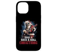 Ten un Amante de Rock & Roll Christmas Rock Santa Music Carcasa para iPhone 14