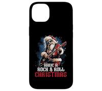 Ten un Amante de Rock & Roll Christmas Rock Santa Music Carcasa para iPhone 14 Plus