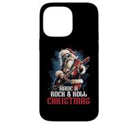 Ten un Amante de Rock & Roll Christmas Rock Santa Music Carcasa para iPhone 14 Pro MAX