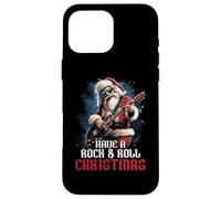 Ten un Amante de Rock & Roll Christmas Rock Santa Music Carcasa para iPhone 16 Pro MAX