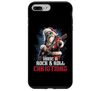 Ten un Amante de Rock & Roll Christmas Rock Santa Music Carcasa para iPhone 7 Plus/8 Plus
