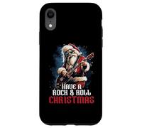 Ten un Amante de Rock & Roll Christmas Rock Santa Music Carcasa para iPhone XR