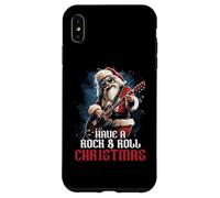 Ten un Amante de Rock & Roll Christmas Rock Santa Music Carcasa para iPhone XS MAX