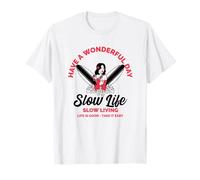 Ten un día maravilloso (declaración positiva y gráfico de playa) Camiseta