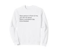 Ten un día Maravilloso y sé Bendecido (Declaración Positiva) Sudadera