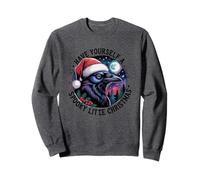 Ten un pequeño Cuervo navideño Espeluznante Sudadera