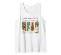 Ten una escena nevada de Feliz Navidad Camiseta sin Mangas
