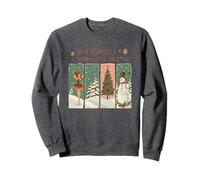 Ten una escena nevada de Feliz Navidad Sudadera