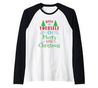 Ten una Feliz Navidad Camiseta Manga Raglan