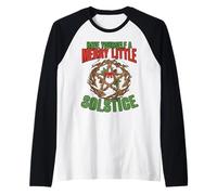 Ten una Feliz Navidad Solsticio 2026 Camiseta Manga Raglan