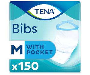 TENA Bibs Babero Adulto Desechable Talla M 150 uds